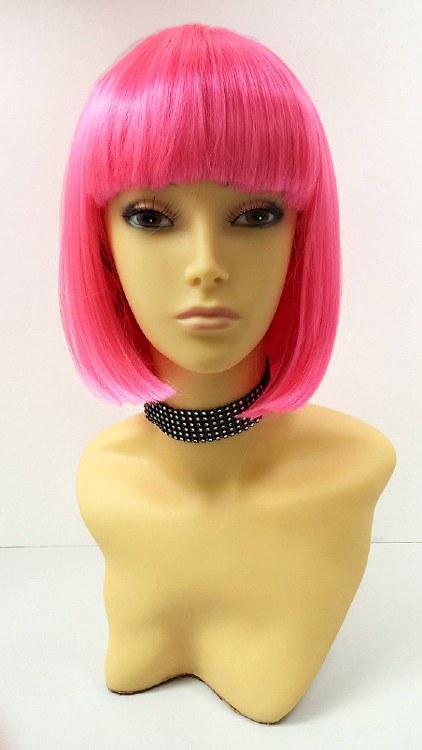 Party Page Wig - Hot Pink