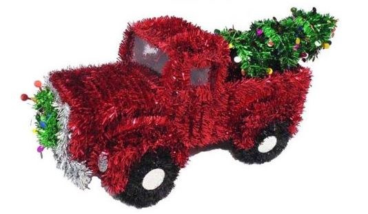 Christmas Truck w/Tree