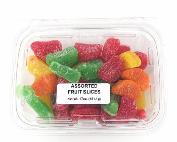 Assorted Fruit Slices 17oz Tub