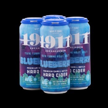 1911 Blueberry Hard Cider 4 Pack 16oz Cans