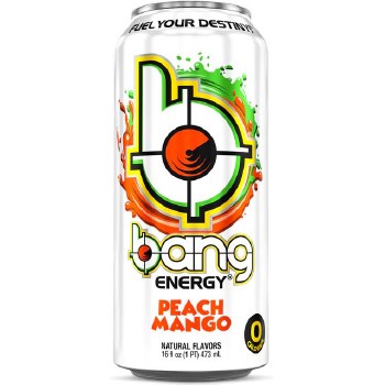 Bang Peach Mango 16oz