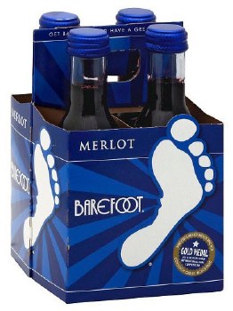 Barefoot Merlot 4 Pack