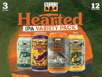 Bells Hearted Vartiety 12 Pack Cans
