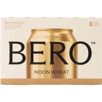 Bero Noon Wheat 6 Pack Cans (Non Alcoholic)