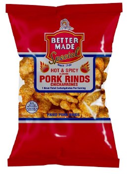 Better Made Pork Rinds Hot & Spicy