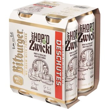 Bitburger Deschutes Dry Hop'd Zwickl 4 Pack Cans