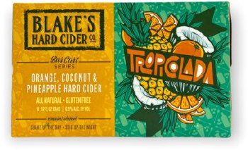 Blake's Hard Cider Tropicolada 6 Pack Can