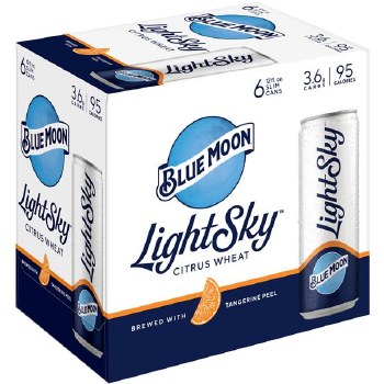 Blue Moon Light Sky 6 Pack Cans