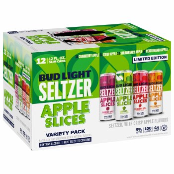 Bud Light Apple Slices Seltzer Variety 12 Pack Cans