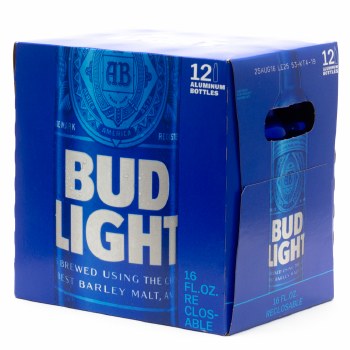 Bud Light Aluminum 12 Pack Bottles