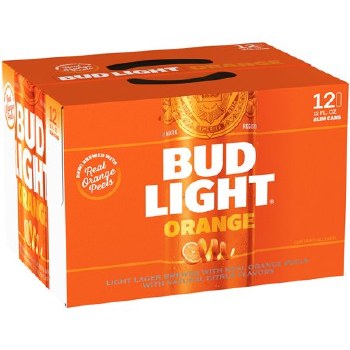 Bud Light Orange 12 Pack Cans