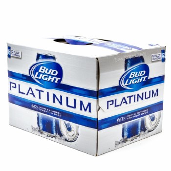 Bud Light Platinum 12 Pack Cans