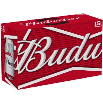 Budweiser 15 Pack Cans - The Liquor Book