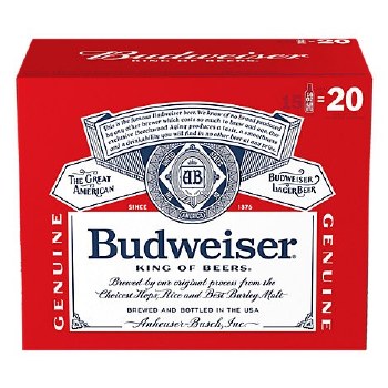 Budweiser Aluminum 15 Pack Bottles