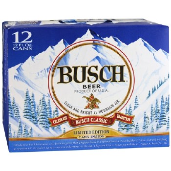 Busch 12 Pack Cans