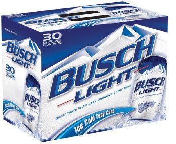 Busch Light 30 Pack Cans - The Liquor Book