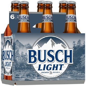 Busch Light 6 Pack Bottles