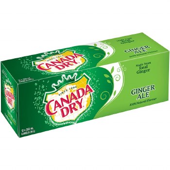 Canada Dry 12 Pack Cans