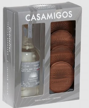 Casamigos Cristalino Gift Set With Coasters 750ml