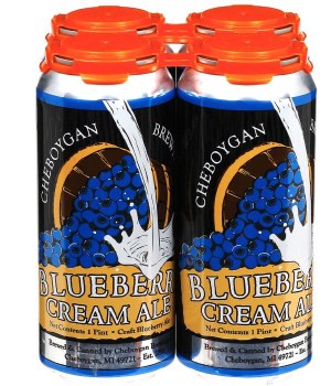 Cheboygan Brewing Blueberry Cream Ale 4 Pack 16oz Cans