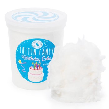 Chocolate Storybook Cotton Candy Birthday Cake