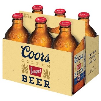 Coors Banquet 6 Pack Bottles