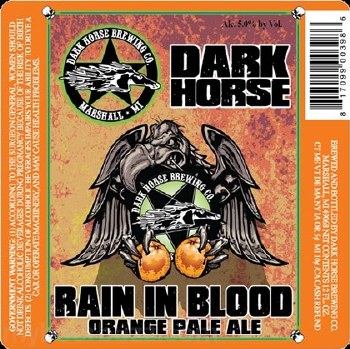 Dark Horse Rain In Blood 6 Pack Cans