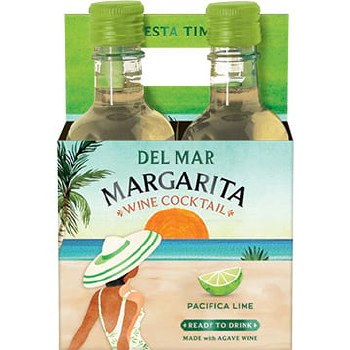Del Mar Pacifica Lime Margarita Wine Cocktail 4 Pack