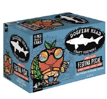 Dogfish Head Festina Peche 6 Pack Cans