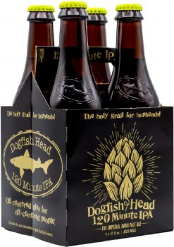 Dogfish Head 120 Minute IPA 4 Pack Bottles