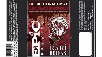 Epic Big Bad Baptist Chocolate Raspberry 750ml