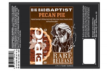 Epic Big Bad Baptist Pecan Pie 750ml