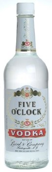 Five O Clock Vodka 1000ml Glass