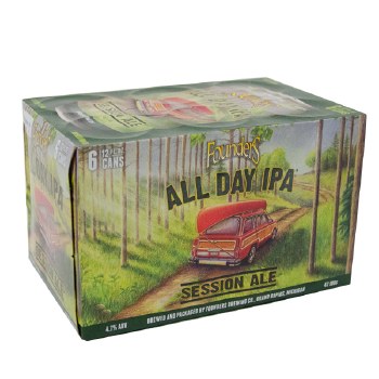 Founders Brewing All Day IPA 6 Pack Cans