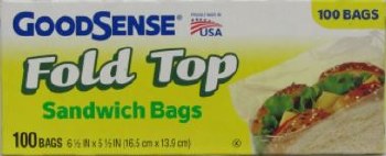 Goodsense Sandwich Bags 100ct