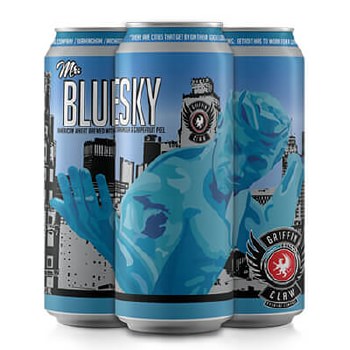 Griffin Claw Bluesky 4 Pack 16oz Cans