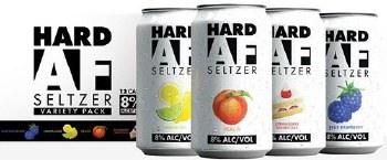 Hard AF Seltzer Variety 12 Pack Cans