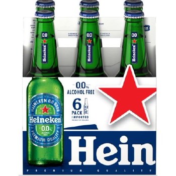 Heineken Non Alcoholic 6 Pack Bottles