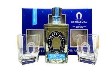 Herradura Silver w/ 2 glasses