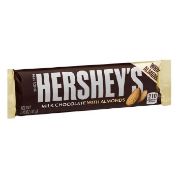 Hersheys Milk Chocolate With Almonds Regular Size