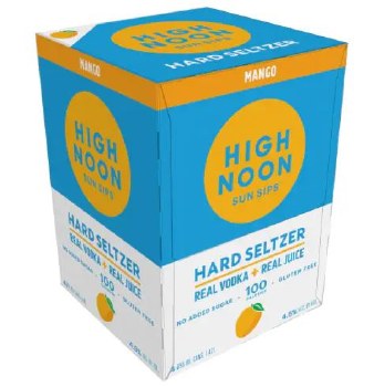 High Noon Mango 4 Pack Cans