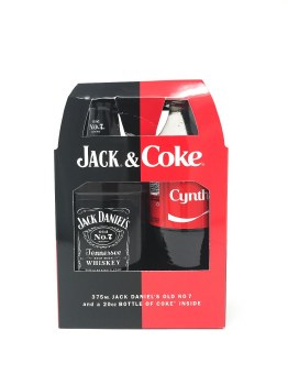 Jack Daniels No. 7 375ml With Coca Cola 20oz