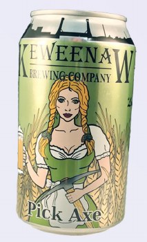 Keewenau Brewing Company Pick Axe Blonde 6 Pack Cans