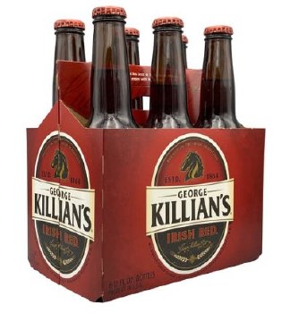 George Killians Irish Red Ale 6 Pack Bottles