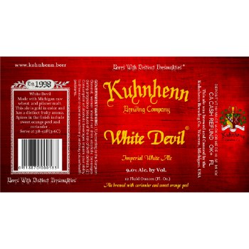 Kuhnhenn White Devil 4 Pack 16oz Cans