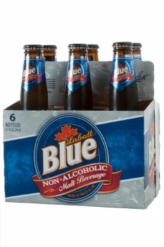 Labatt Blue Non Alcoholic 6 Pack Bottles