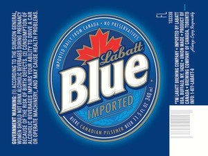 Labatt Blue 1/2 Barrel