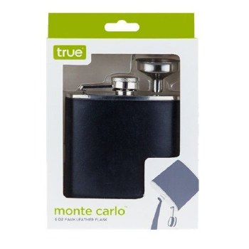 Monte Carlo Leather Flask 6oz