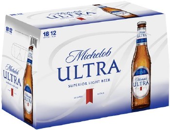 Michelob Ultra 18 Pack Bottles