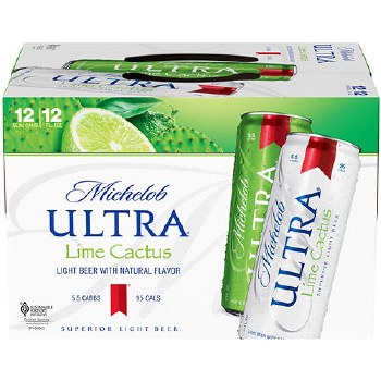 Michelob Ultra Lime Cactus 12 Pack Cans - The Liquor Book